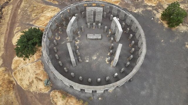 Stonehenge Memorial Overlooking Columbia river