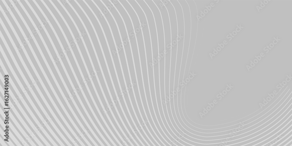 Aufkleber linear abstract background, vector design 3d lines in perspective, curve and wave lines in motion, s
