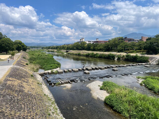 鴨川の飛び石