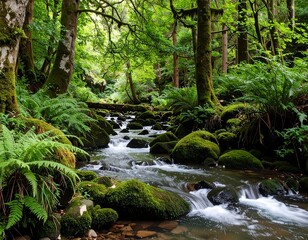 Lush forest stream (1)