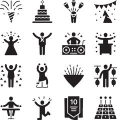 Abstract geometric pattern with vibrant color accents and a central silhouette design