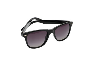 Black sunglasses with a gradient tint.