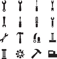 Abstract geometric shapes with vibrant color accents and a distinctive silhouette design element