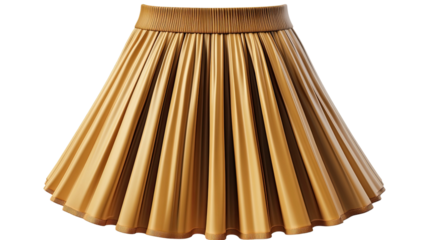 Stylish Pleated Skirt PNG on White Background
