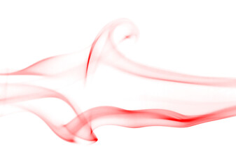 Close-up collection of colored smoke isolated on white background.	
