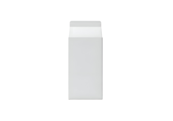 Blank white carton packaging mockup.