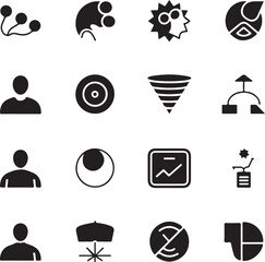 Abstract geometric pattern with vibrant color accents and a central silhouette