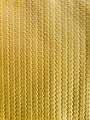 Closeup Texture of Yellow Paper Tissue Pattern