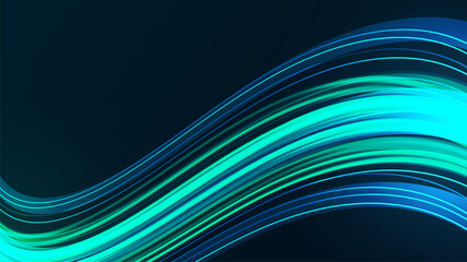 Futuristic digital wave pattern, flowing cyber lines, modern tech background.