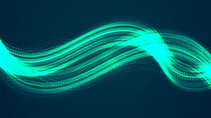 Futuristic digital wave pattern, flowing cyber lines, modern tech background.