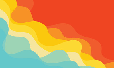 Colorful abstract pattern background. Template summer concept for presentation design, website, cover, brochure, flyer, banner. 