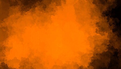 Bright orange background creating a warm and inviting atmosphere for autumn and halloween decor