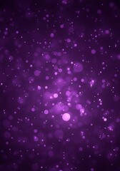 Fototapeta premium Abstract shimmering purple bokeh lights creating a magical and dreamy cosmic background effect