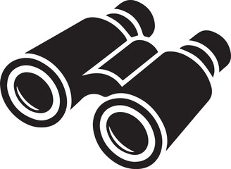 binoculars clipart, binoculars vector illustration, binoculars silhouette vector black and white