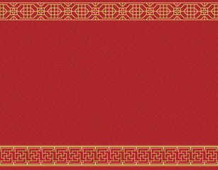 組格子文様風の横シームレスなフレーム4