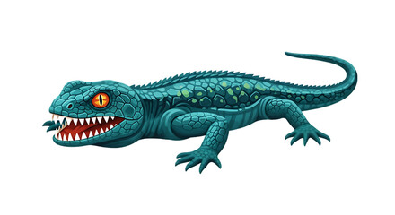 Obraz premium A highly venomous and dangerous lizard