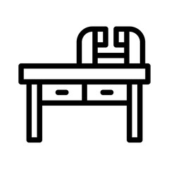 workbench line icon