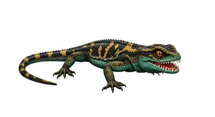 Fototapeta premium A highly venomous and dangerous lizard