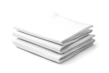 Crisp white paper stack offers clean canvas for creative design projects and business communication needs