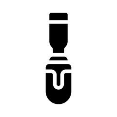 chisel glyph icon