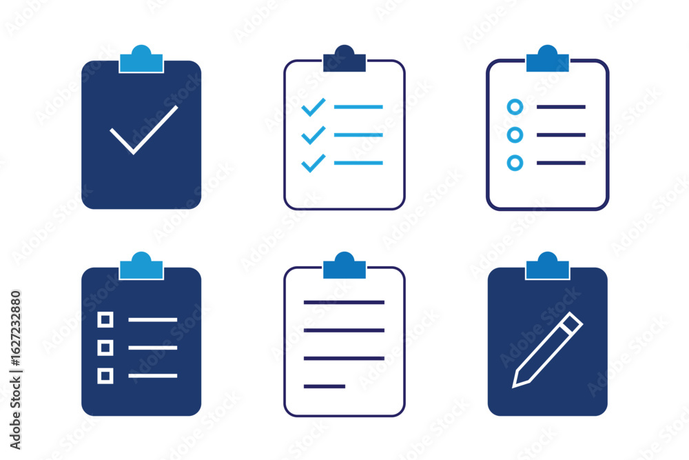 Poster to do list checklist clipboard icon sign vector illustration design with simple flat check mark for 