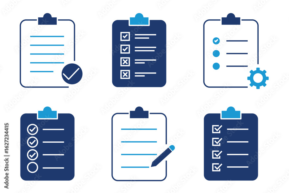 Poster to do list checklist clipboard icon sign vector illustration design with simple flat check mark for 