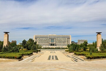 Xilinhot City Cultural Square, Xilin Gol League, Inner Mongolia, China © Duncan