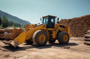 Silhouetted people on mountain peak gazing at satellite dish on tower, under colorful sky with clouds, evoking awe.