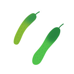 오이, 야채, 스티커