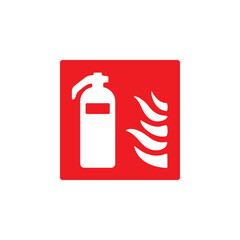 fire extinguisher icon symbol sign vector
