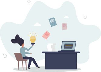 Eureka or AHA moment as suddenly understand new solution .human life.