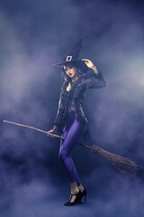 broom witch flight