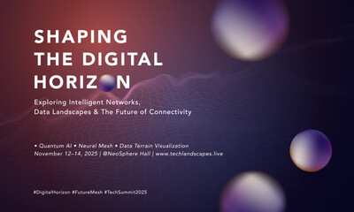 uturistic Digital Mesh Background with Abstract Grid Terrain and Technology Flow