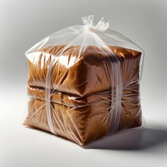 Freshly Baked Loaves in Clear Plastic Wrap