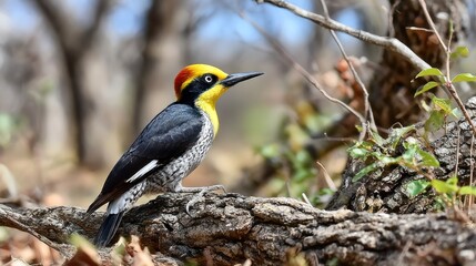 Bird perched on a branch (2)