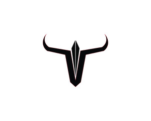 Bull horn logo and symbols template icons app