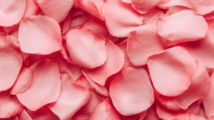 Fototapeta premium Exquisite closeup, delicate pink petals in vibrant bloom, showcasing nature's beauty.