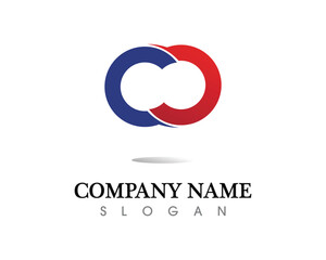 infinity logo and symbol template icons app