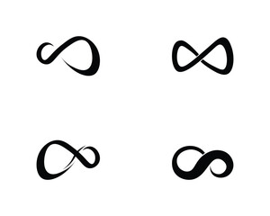 infinity logo and symbol template icons app
