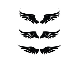 Vector - Vector sign abstract bird in flight Rooster and Chicken