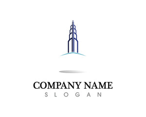 Real estate and home buildings logo icons template