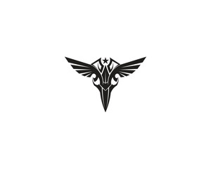 Falcon Wing Logo Template vector icon design