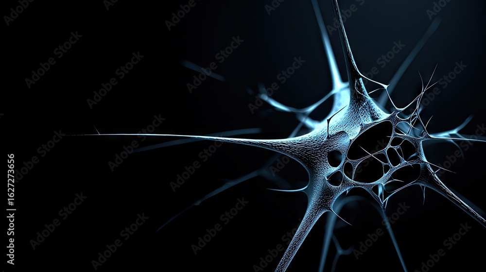 Aufkleber intricate network of complex neural pathways.