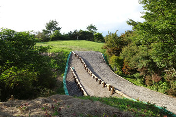日本：足柄城跡【足柄峠城址公園】静岡県小山町・9月
