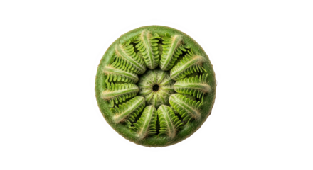 Poppy Bud Closeup Natures Geometry