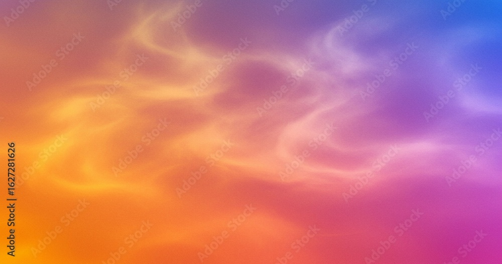 Poster abstract vibrant gradient background with flowing wisps of color, ideal for website design, presenta