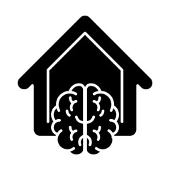 Smart house system icon