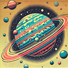 earth and moon, earth and space, planet earth and space, abstract vector illustration, abstract vector background, abstract vector background with colorful city, global business concept