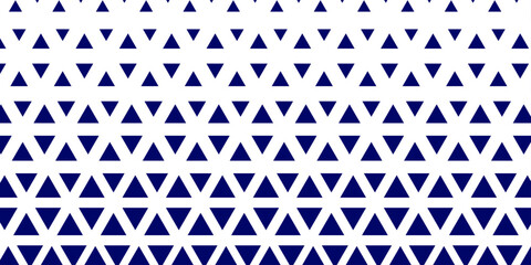 Abstract geometric gradient background .white and blue halftone triangles pattern Vector illustration abstract technology.