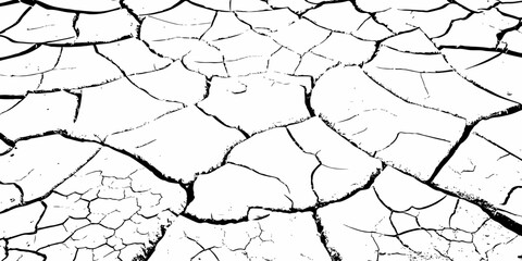  black and white symbolizing dryness and environmental damage  cracked earth showing a dry and barren landscape texture pattern